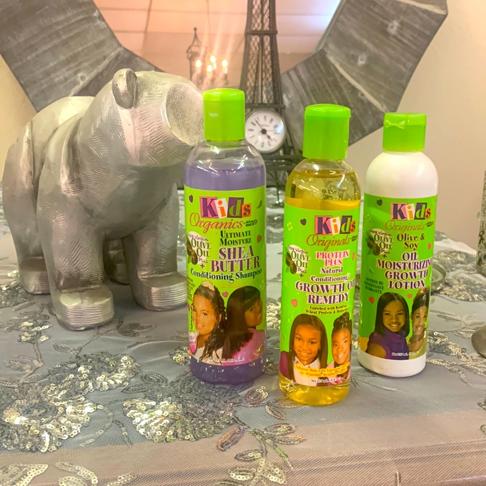 AFRICA’S BEST growth lotion, growth remedy, shea butter conditioning shampoo 3pc